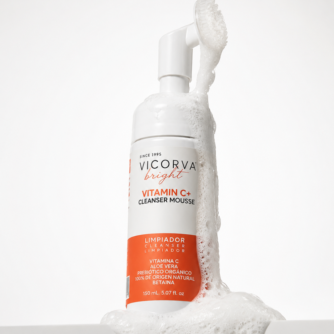 Limpiador Cleanser Mousse Vitamina C - 150 ML - Cosmética Vicorva