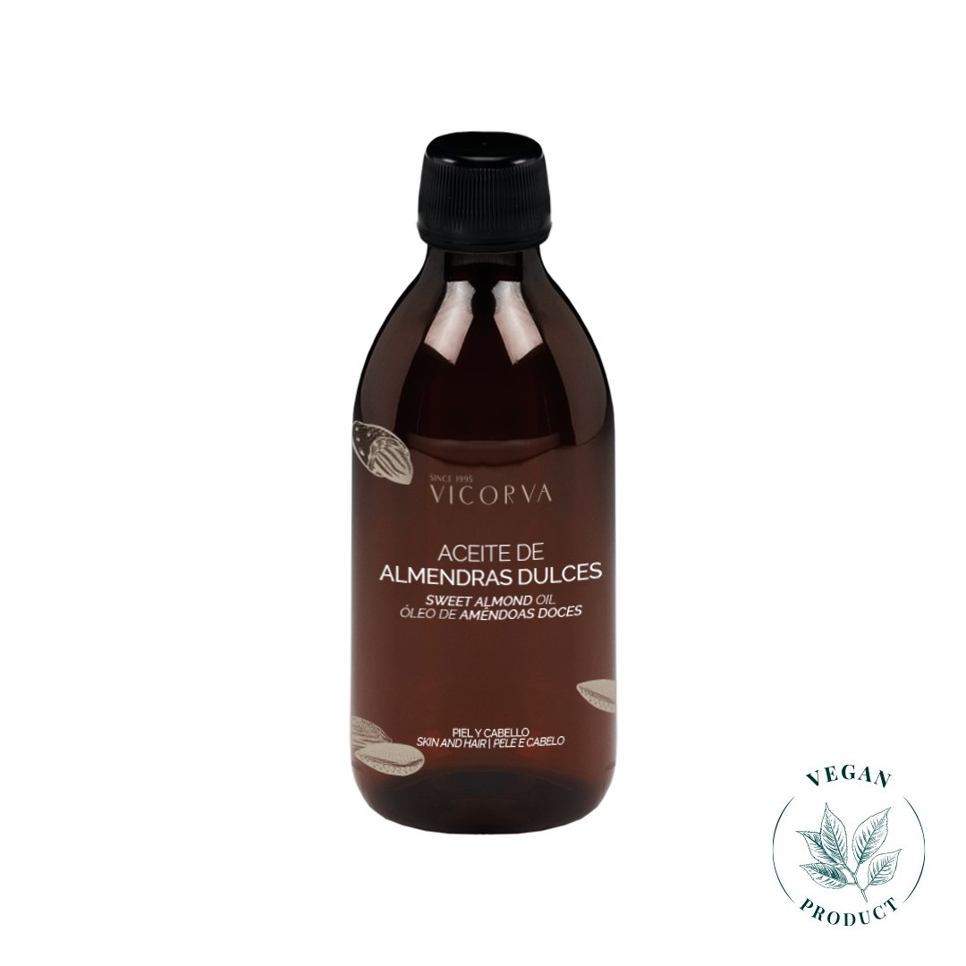 Aceite de Almendras Dulces 100% Puro - 250 ml - Cosmética Vicorva