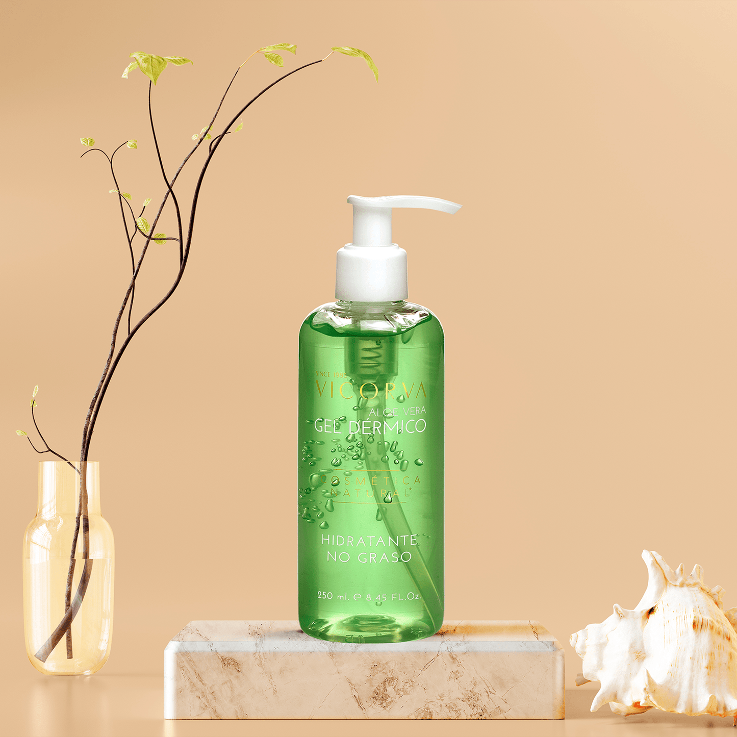 Gel Dérmico Aloe Vera - 250 ml - Cosmética Vicorva