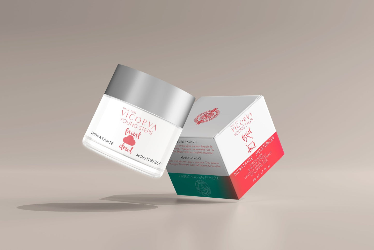 Hidratante Facial Cloud Seborreguladora - 50 ml - Cosmética Vicorva