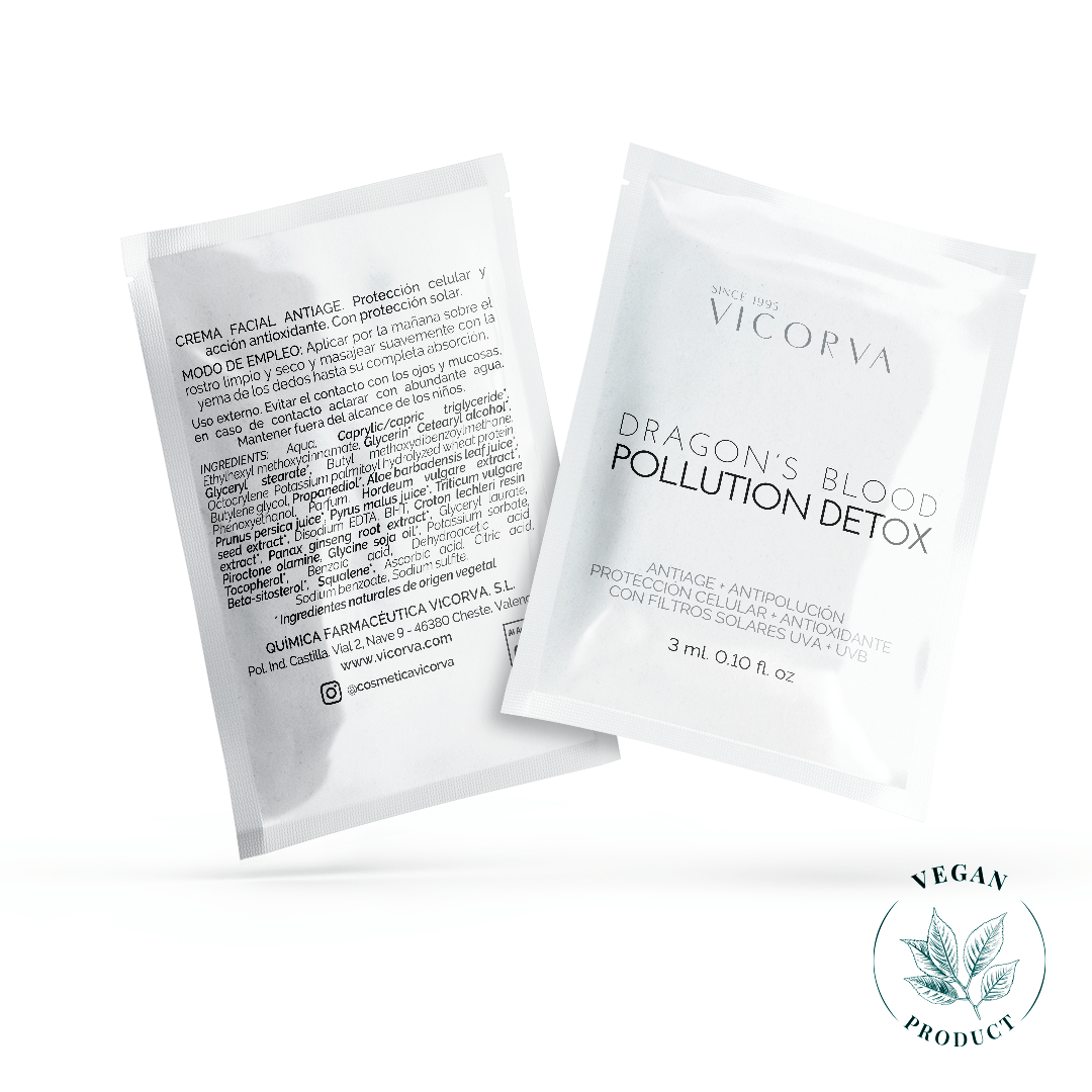 Mini Crema Pollution Detox - Antiage y Antipolución - Cosmética Vicorva