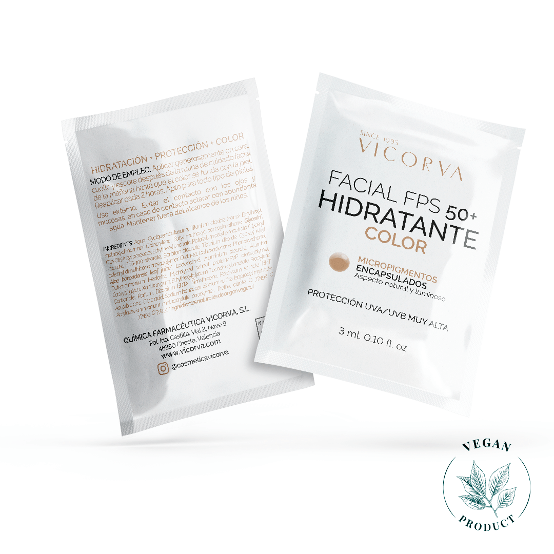Mini Hidratante FPS 50+ Color - Cosmética Vicorva