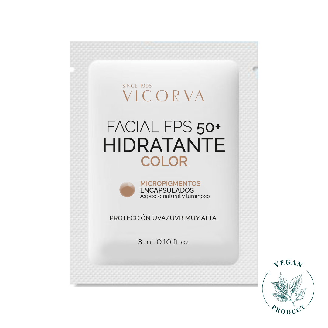 Mini Hidratante FPS 50+ Color - Cosmética Vicorva