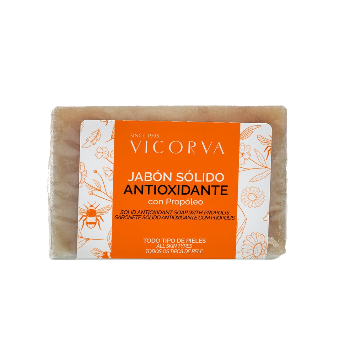 Jabón Sólido Antioxidante Propóleo - 100 gr - Cosmética Vicorva