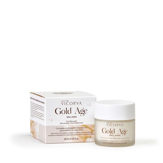 Hidratante Gold Age Well-Aging con FPS - 60 ml - Cosmética Vicorva