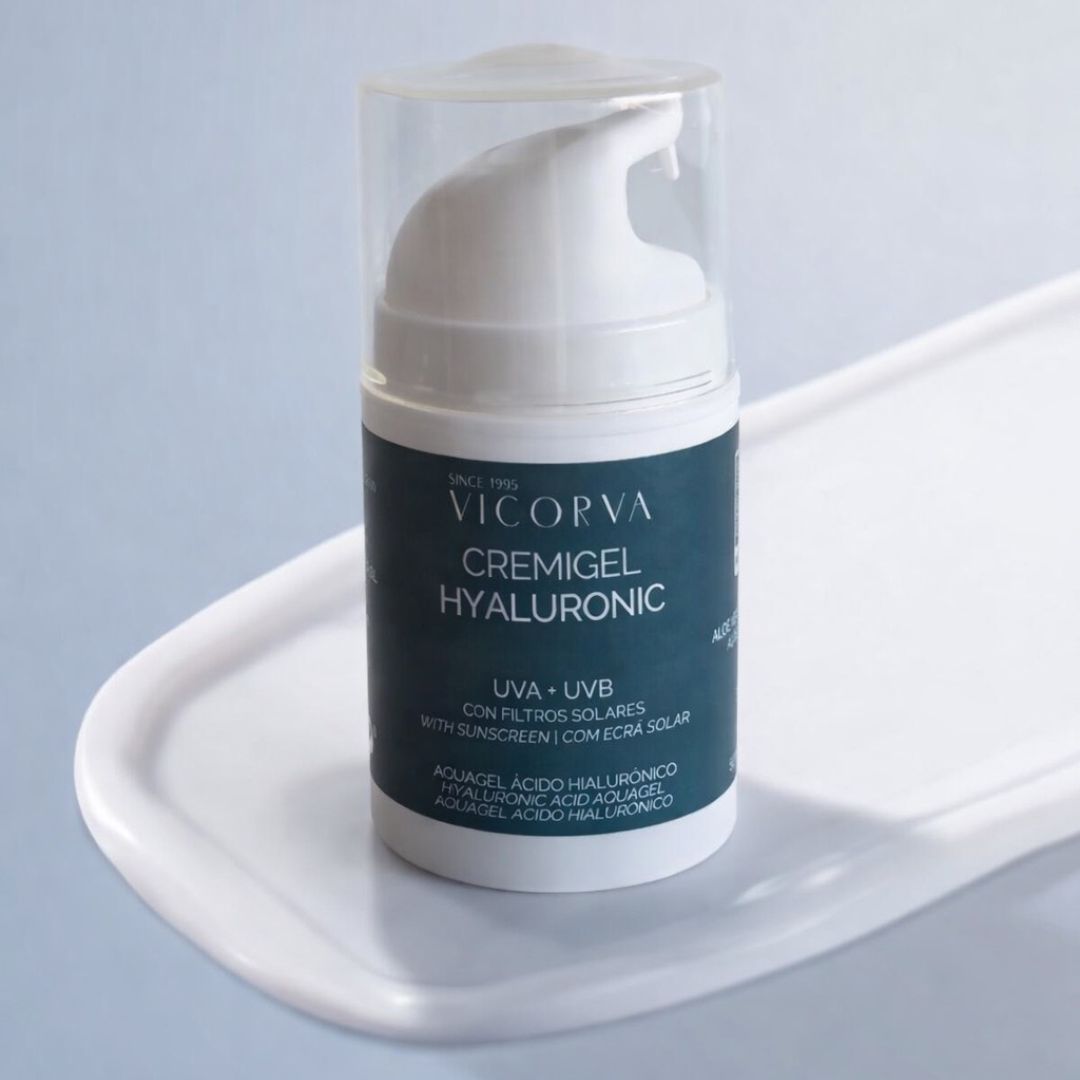 Cremigel Hyaluronic con FPS - 50 ml - Cosmética Vicorva
