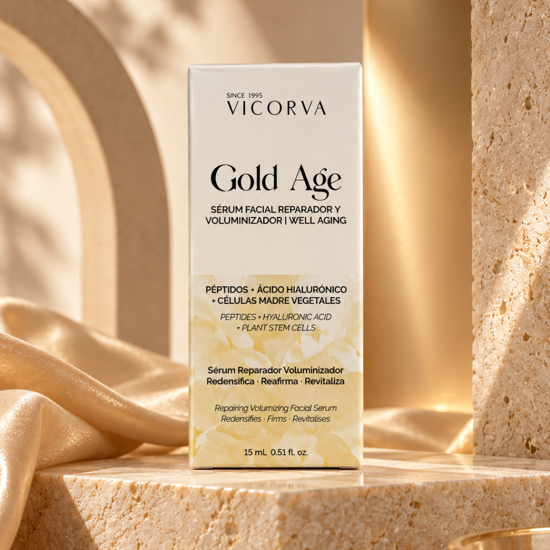 Sérum facial Gold Age - 15 ml - Cosmética Vicorva