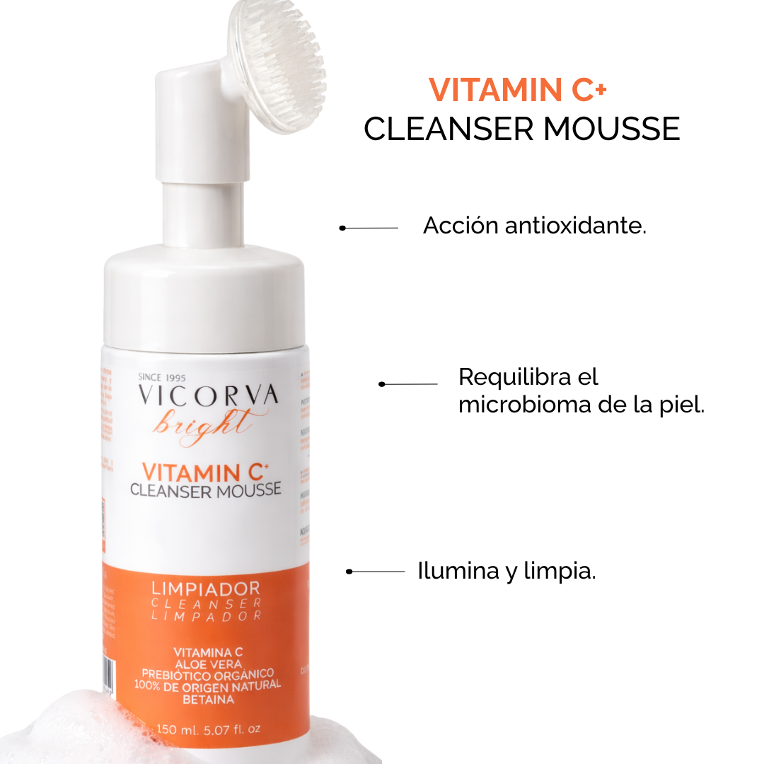 Limpiador Cleanser Mousse Vitamina C - 150 ML