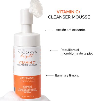 Limpiador Cleanser Mousse Vitamina C - 150 ML