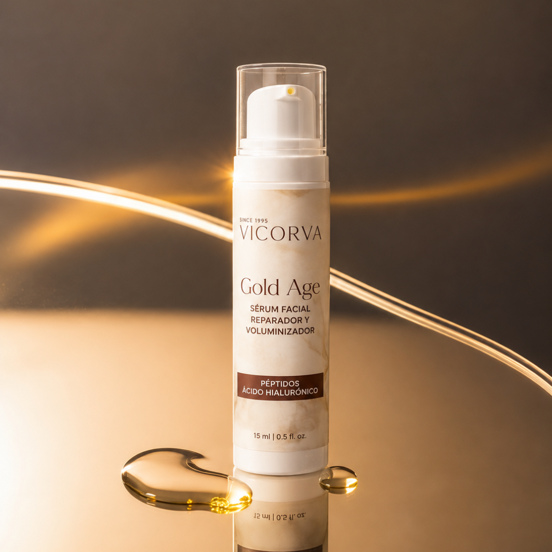 Sérum facial Gold Age - 15 ml - Cosmética Vicorva
