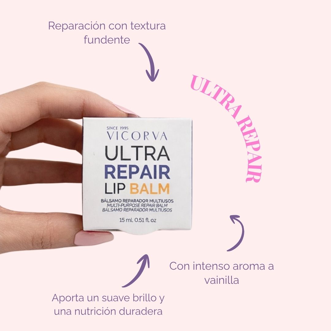Ultra Repair Lip Balm - Bálsamo Reparador - 15 ml - Cosmética Vicorva