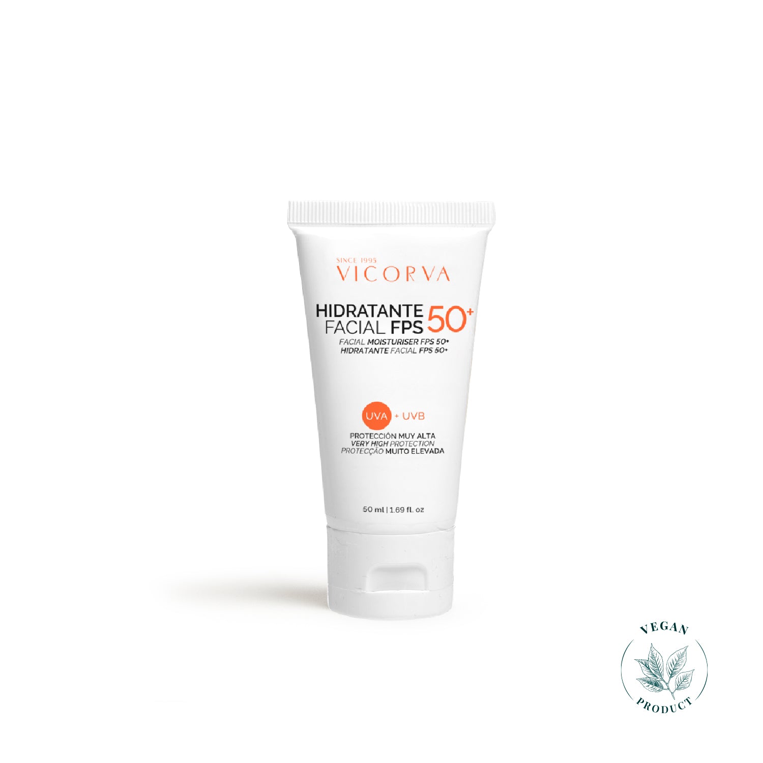 Hidratante Facial FPS 50+ - 50 ml - Cosmética Vicorva