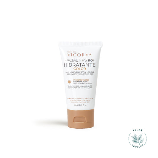 Hidratante Facial FPS 50+ Color - 50 ml - Cosmética Vicorva