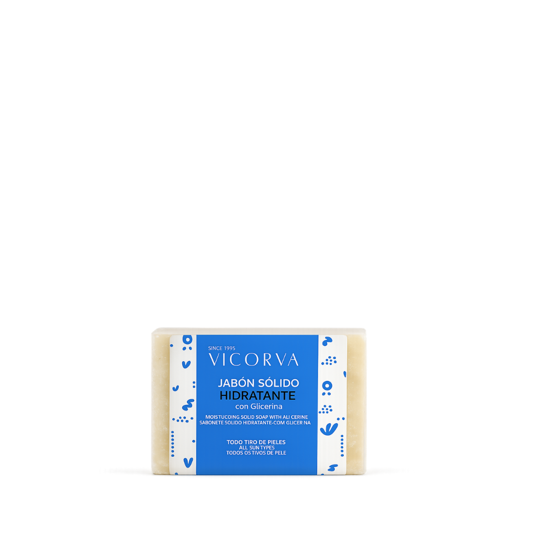 Jabón Sólido Hidratante Glicerina - Cosmética Vicorva