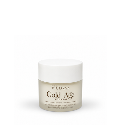 Hidratante Gold Age Well-Aging con FPS - 60 ml - Cosmética Vicorva