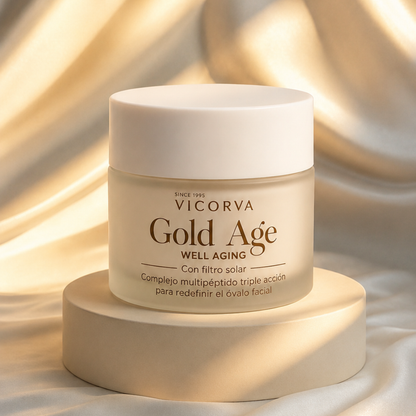 Hidratante Gold Age Well-Aging con FPS - 60 ml - Cosmética Vicorva