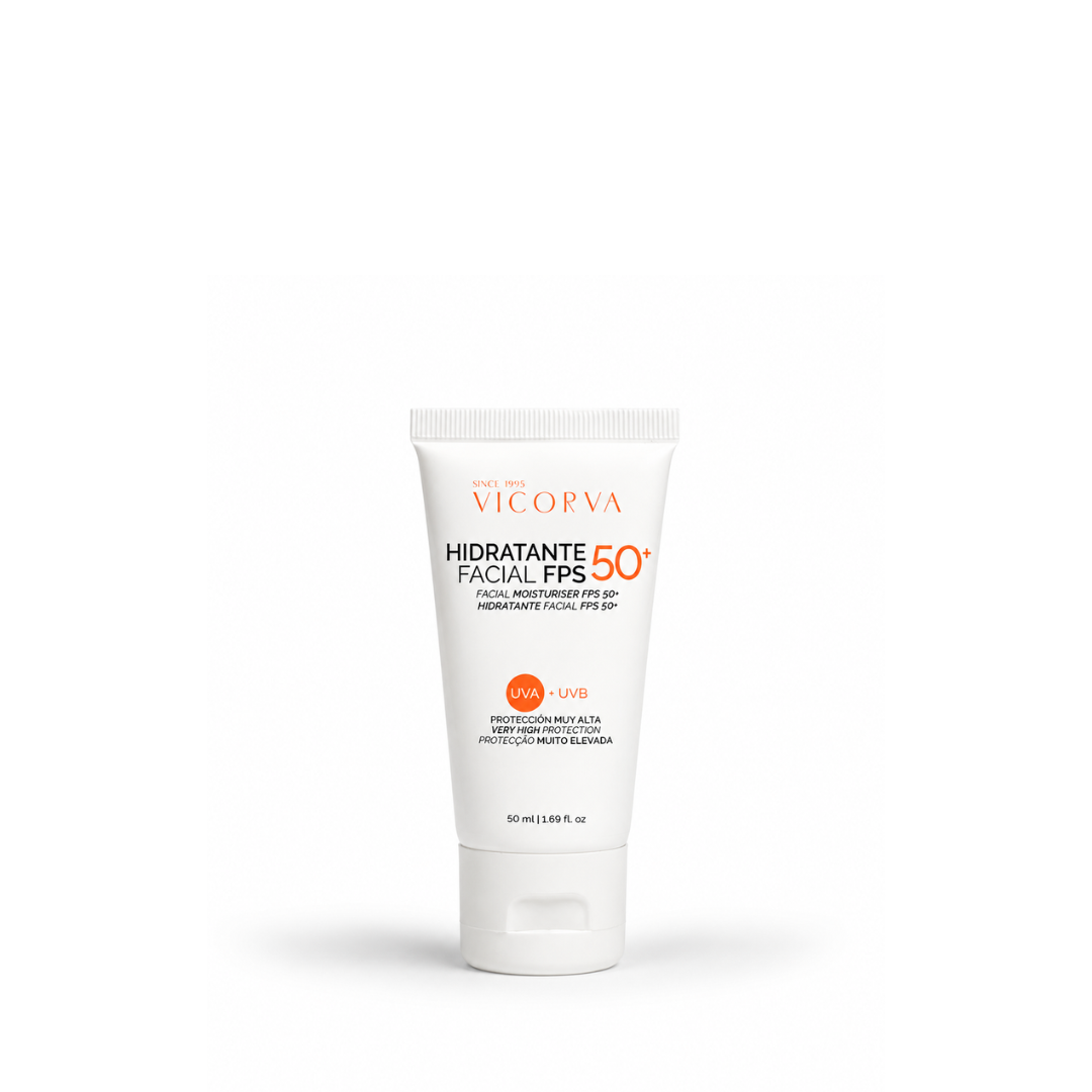 Hidratante Facial FPS 50+ - 50 ml - Cosmética Vicorva