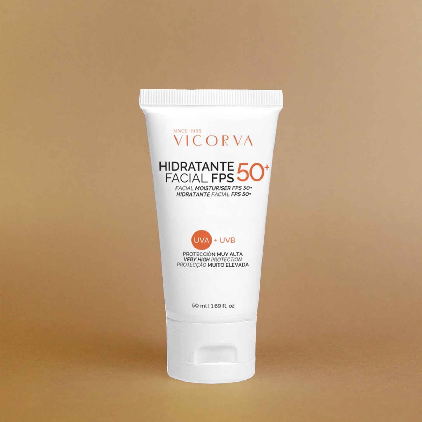 Hidratante Facial FPS 50+ - 50 ml - Cosmética Vicorva