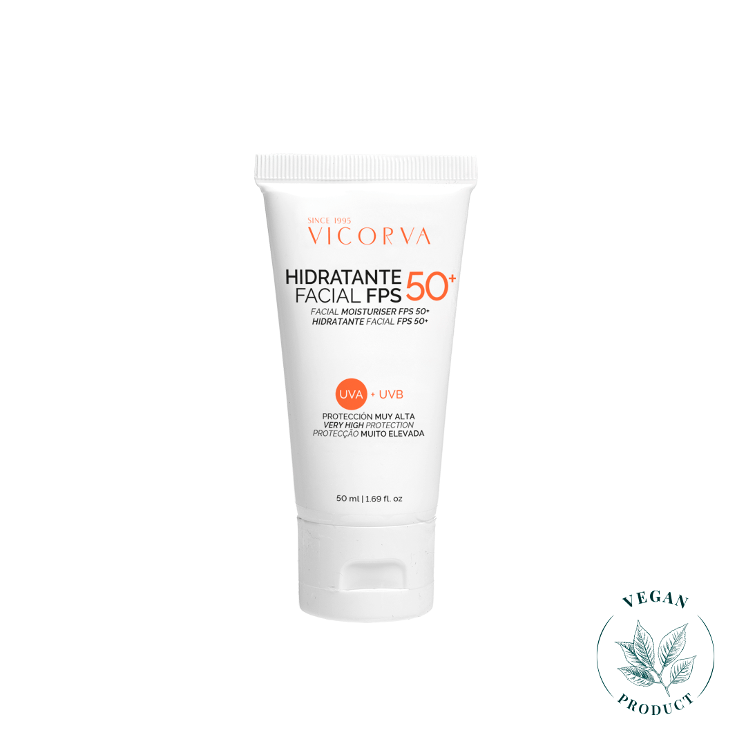 Hidratante Facial FPS 50+ - 50 ml - Cosmética Vicorva
