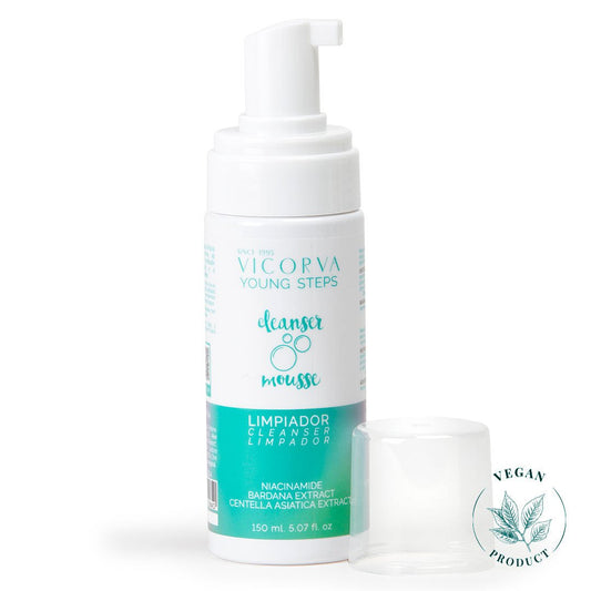 Limpiador Cleanser Mousse Niacinamida - 150 ml - Cosmética Vicorva