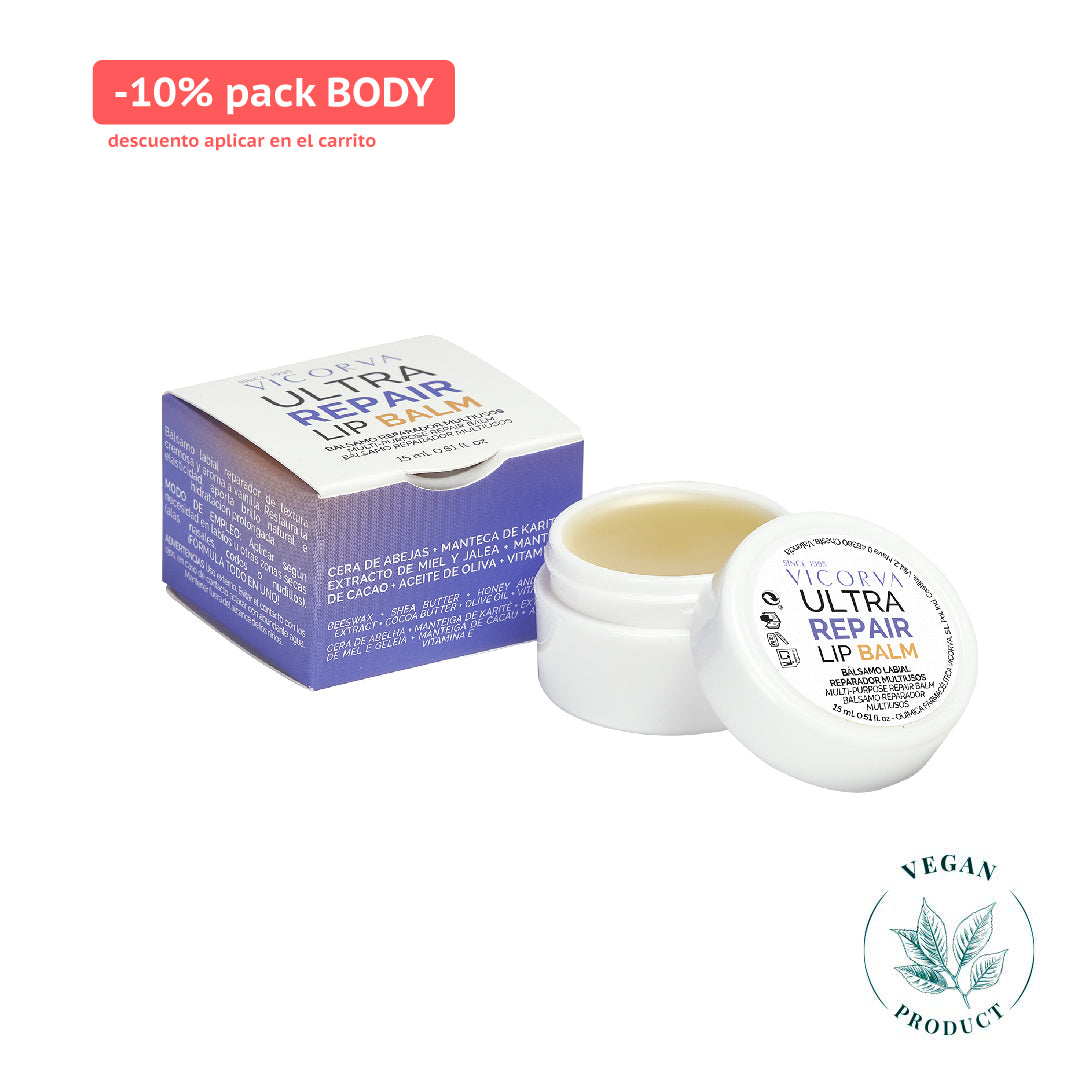 Ultra Repair Lip Balm - Bálsamo Reparador - 15 ml - Cosmética Vicorva