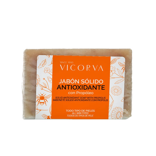 Jabón Sólido Antioxidante Propóleo - 100 gr - Cosmética Vicorva
