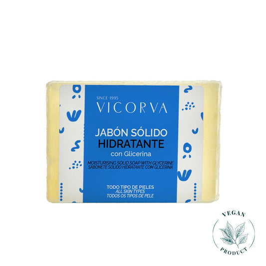 Jabón Sólido Hidratante Glicerina - Cosmética Vicorva